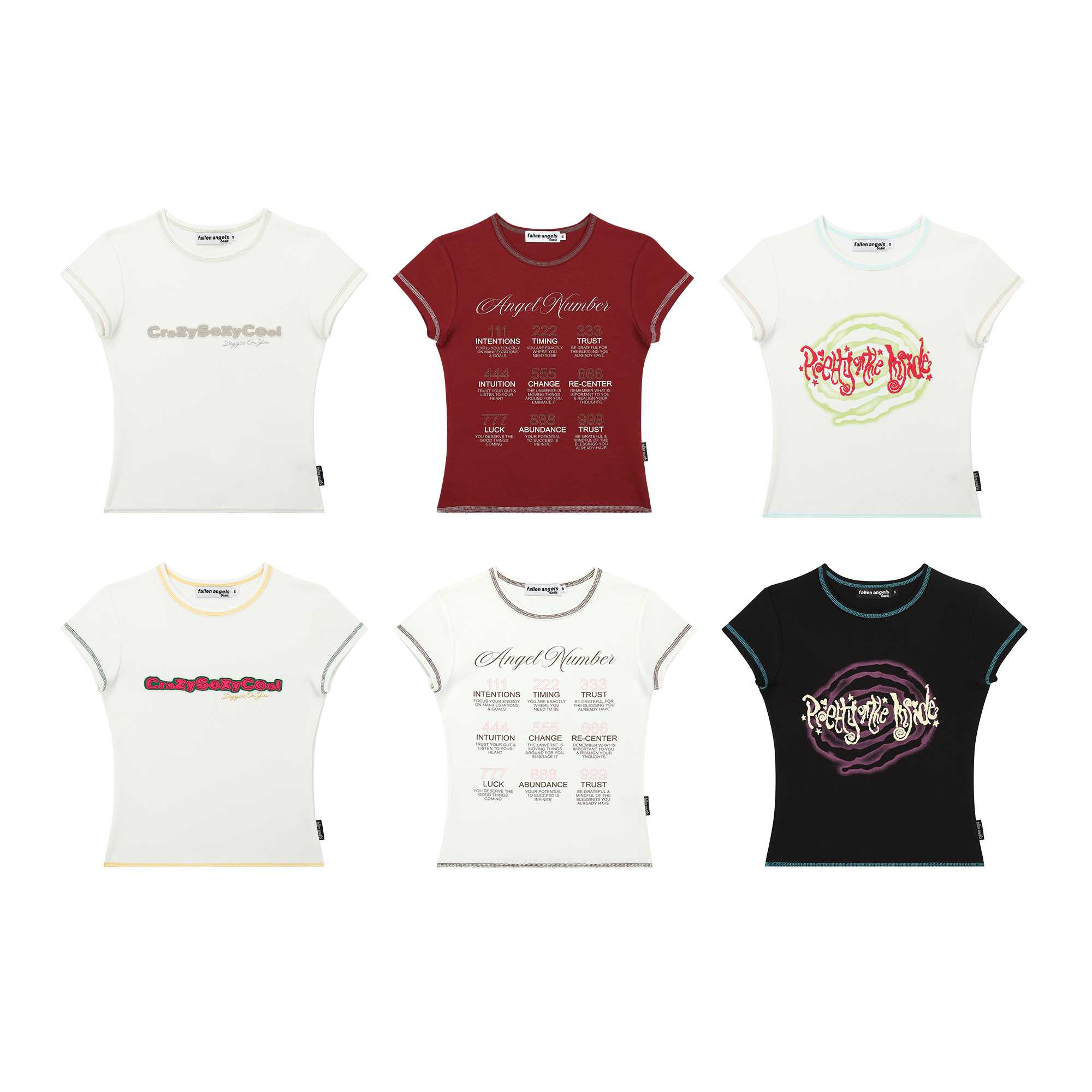 fallen angels STITCHED TEE