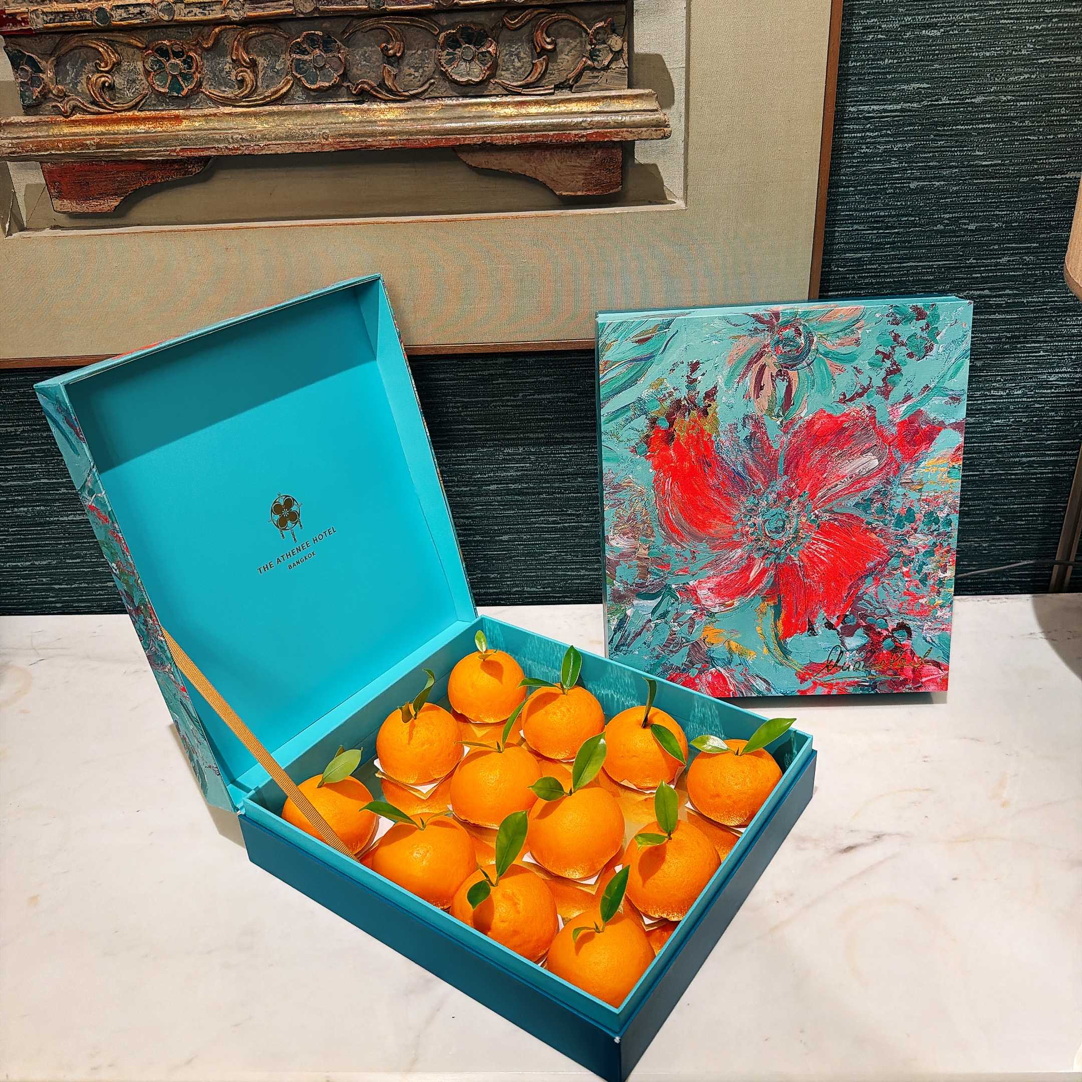 [THE SILK ROAD] - Steamed Orange Bun Hamper (12 pieces)