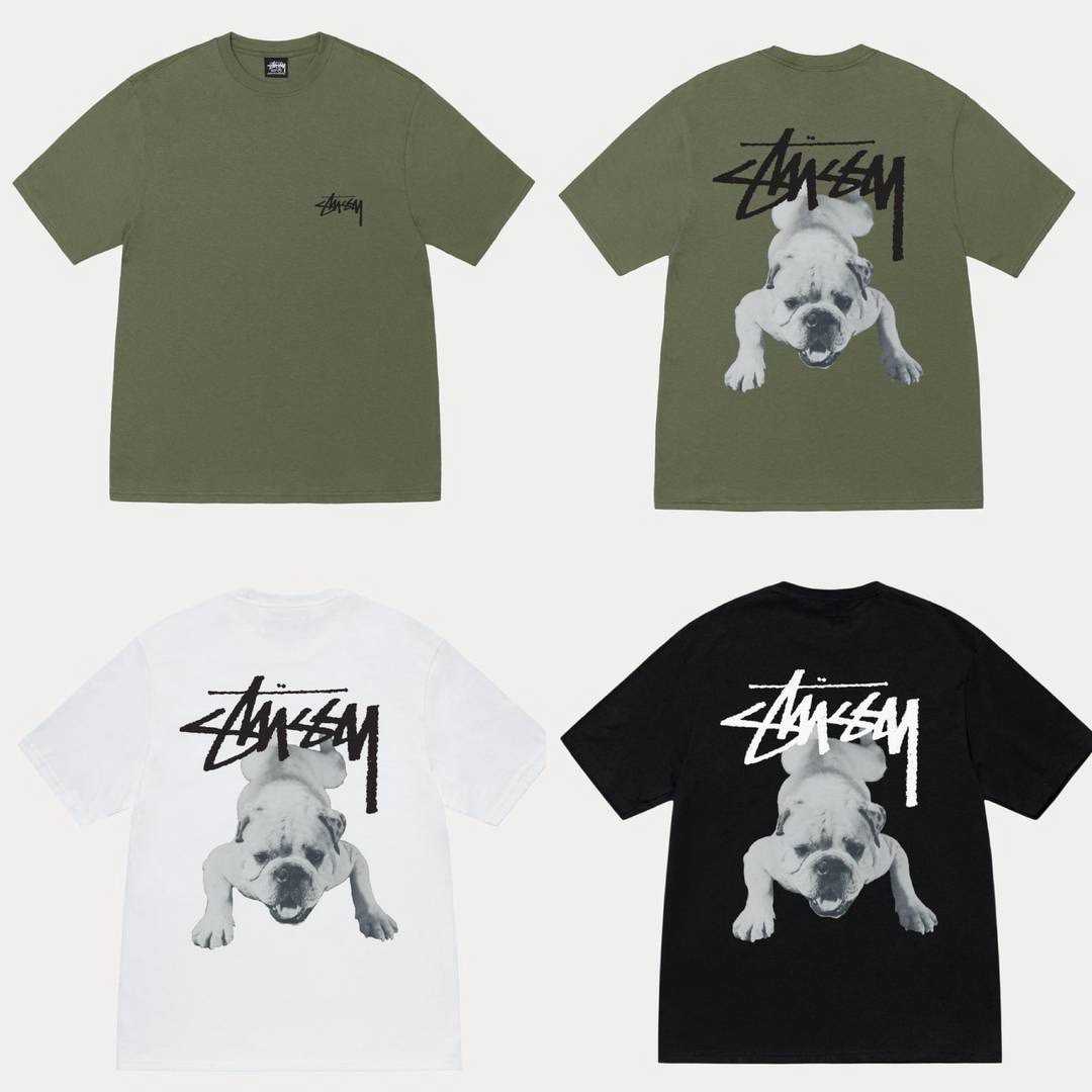 เสื้อยืด Stussy STOCK DOG TEE