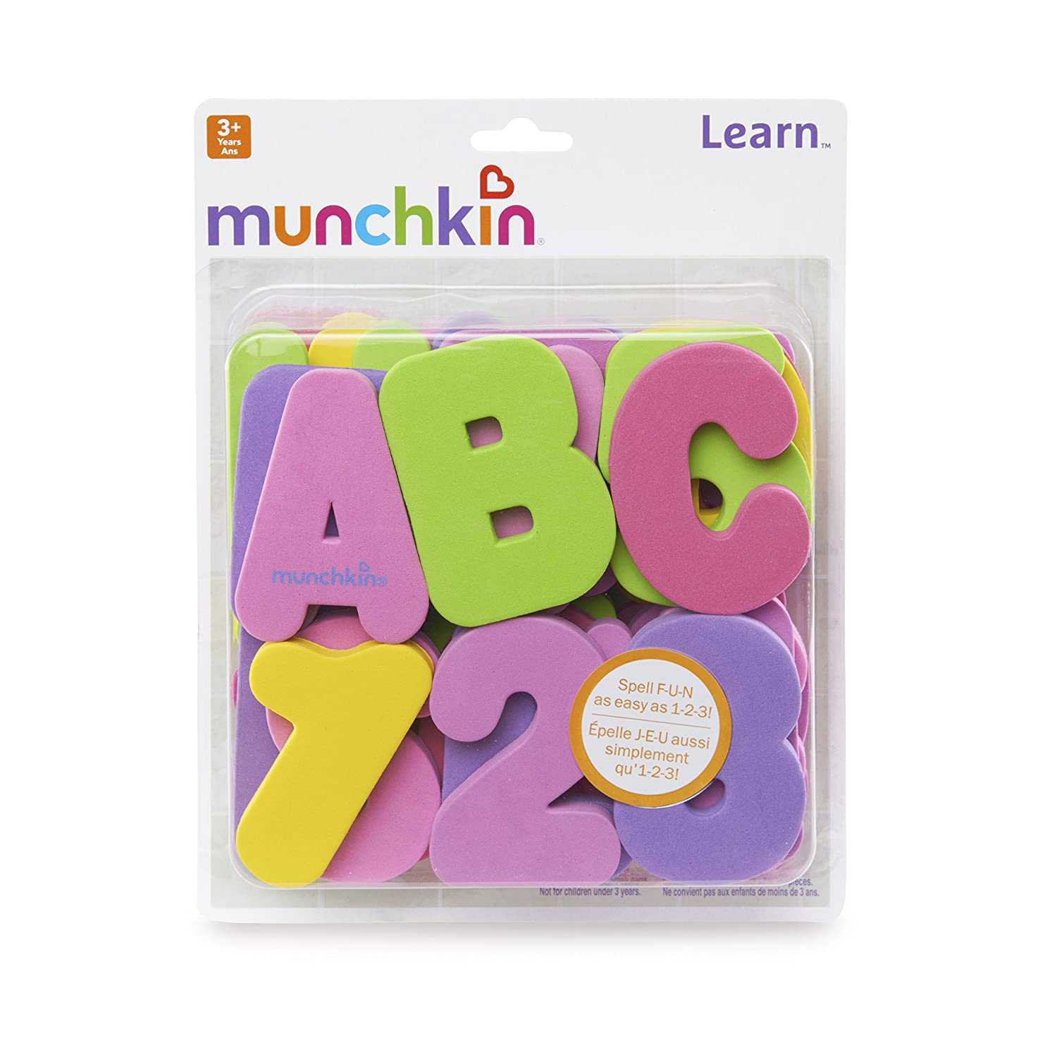 #ของเล่น Munckin : MNK11509 Bath Letters and Numbers (Girl)