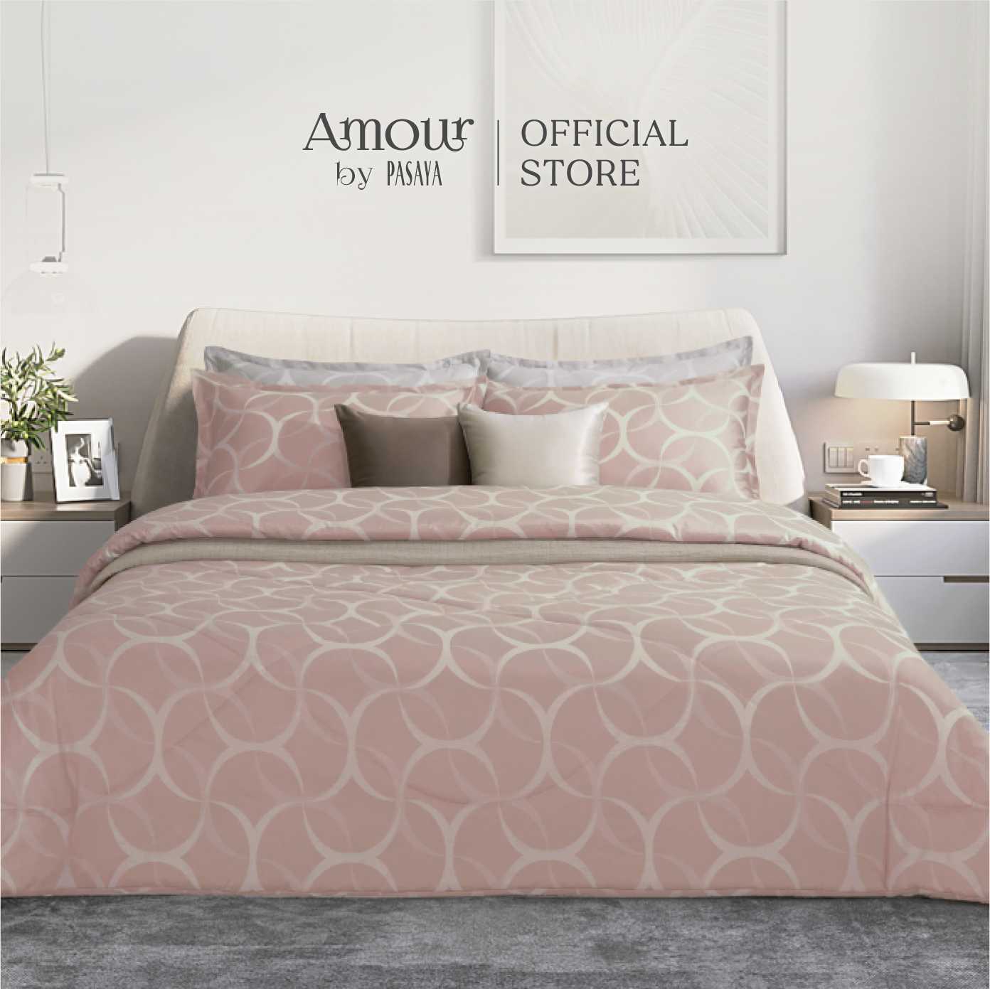 ชุดผ้าปูที่นอนรัดมุม ขนาด 6 ฟุต CHANDELIER COLLECTION 460 Series