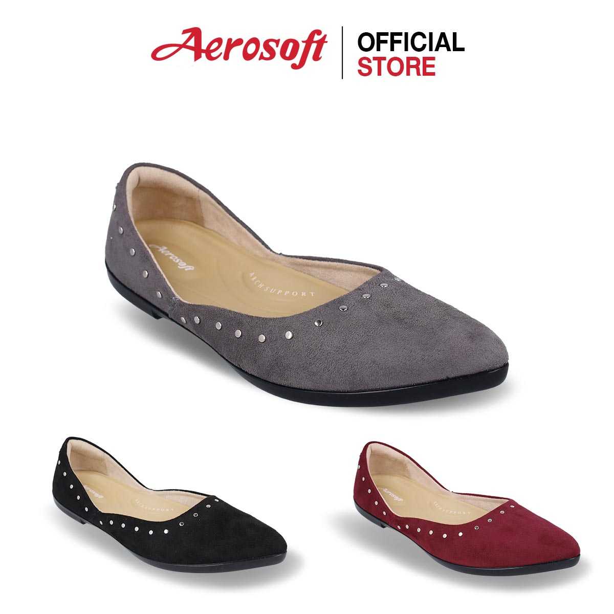 Aerosoft รองเท้าคัชชูเพื่อสุขภาพ รุ่น CW3340
