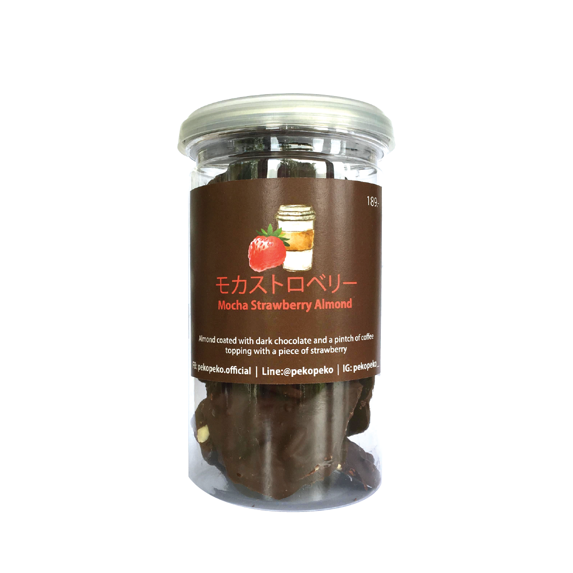 Mocha Strawberry Cluster