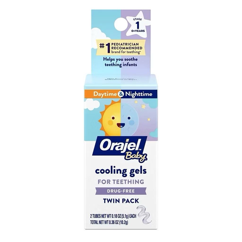 Teething Gel เจล ลดอาการปวดเหงือก ฟัน แบรนด์ดังอเมริกา Oragel Baby สำหรับDay time & Night Time