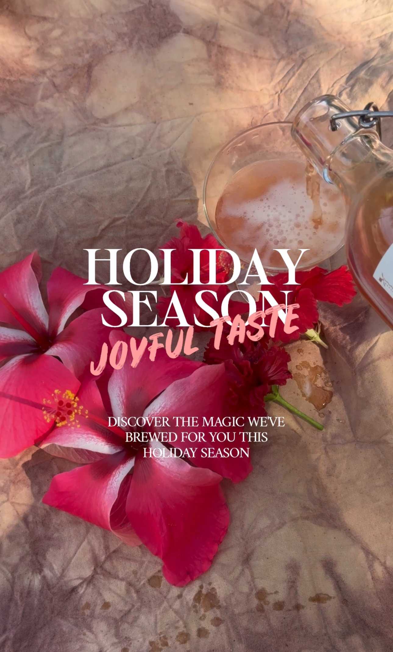 Holiday Flavor: “Cinnamon Plum” — a recipe we crafted and refined for over a year.