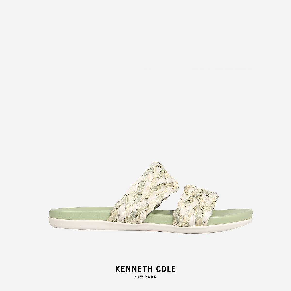KENNETH COLE รองเท้าแตะผู้หญิง รุ่น HANNA GREEN สีเขียว ( SAN - RS91065FB-300 )