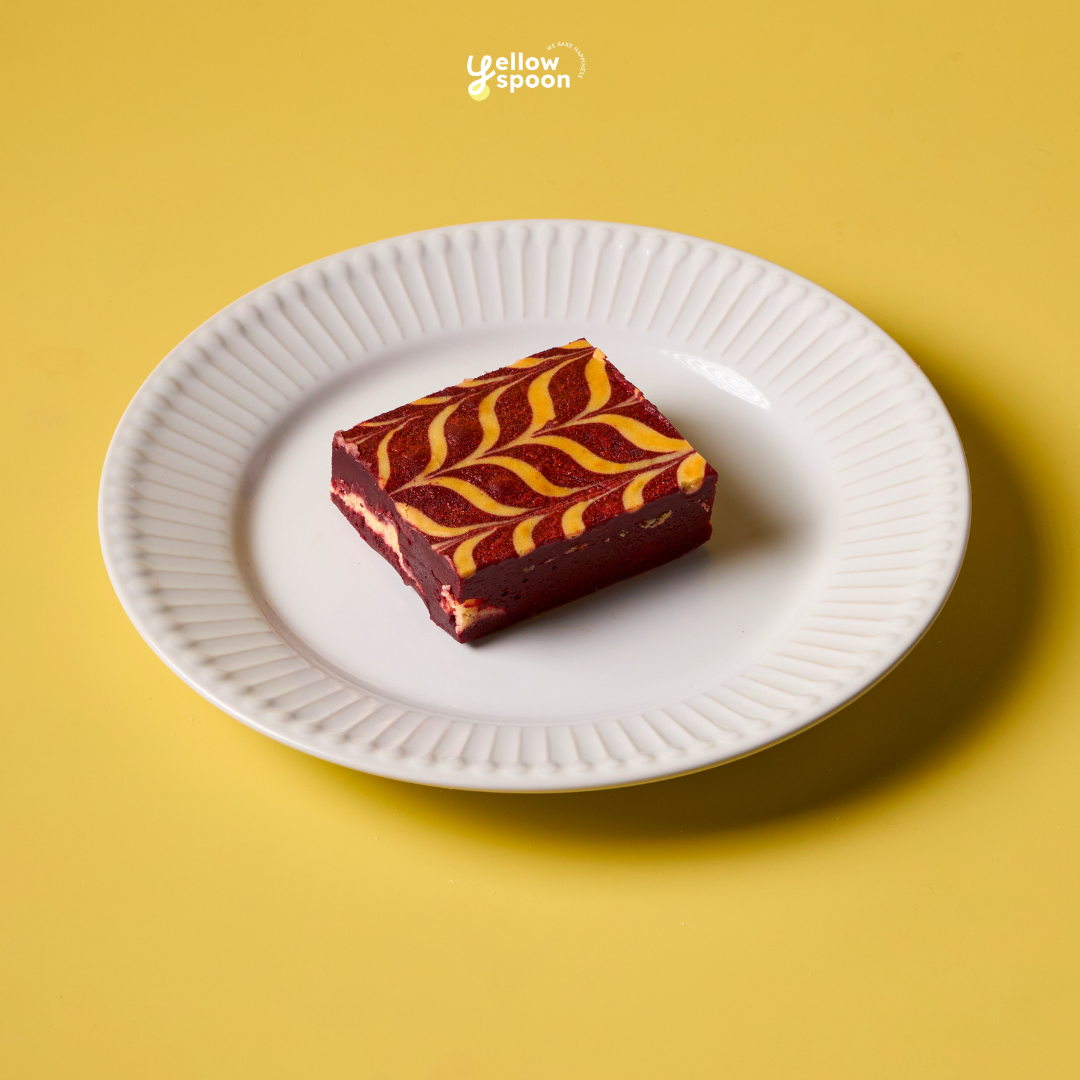 Red velvet cheesecake brownie 