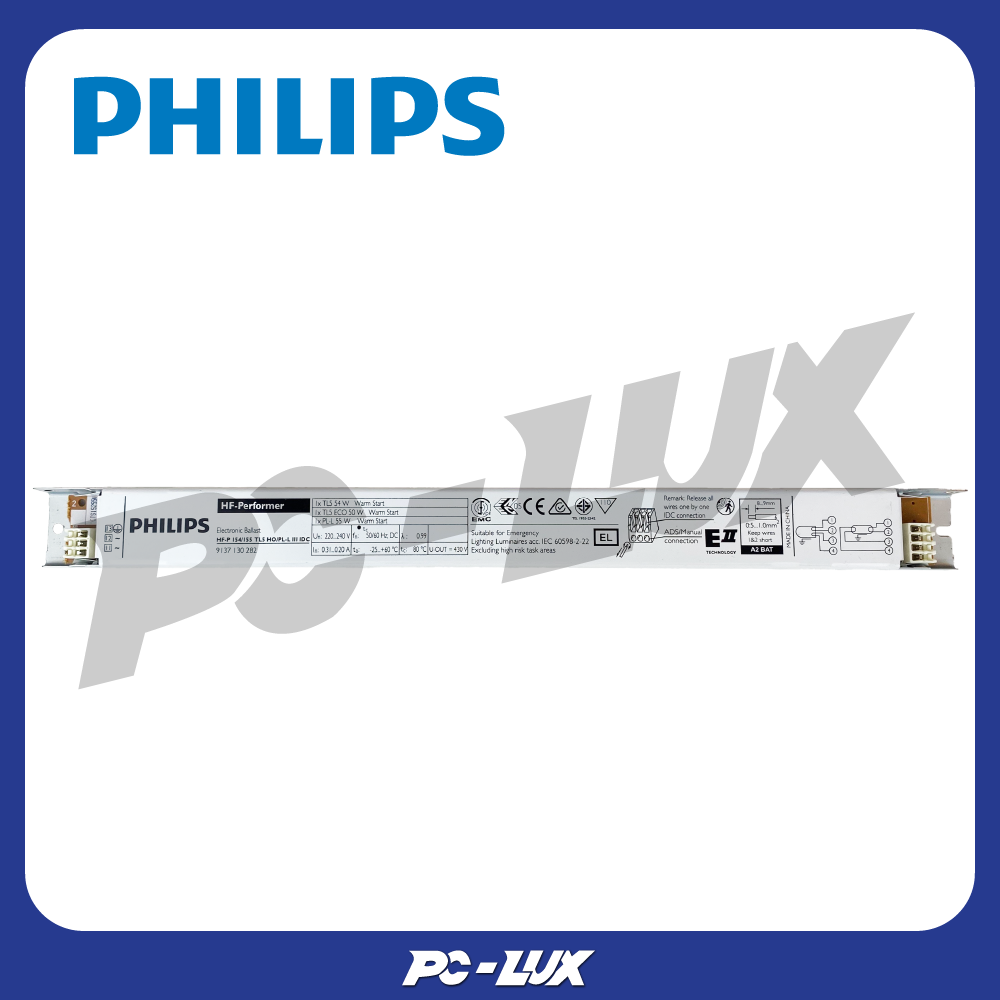 PHILIPS บัลลาสต์อิเล็กทรอนิกส์ Electronic Ballast รุ่น HF-P 154/155 TL5 HO/PLL III 220-240V IDC