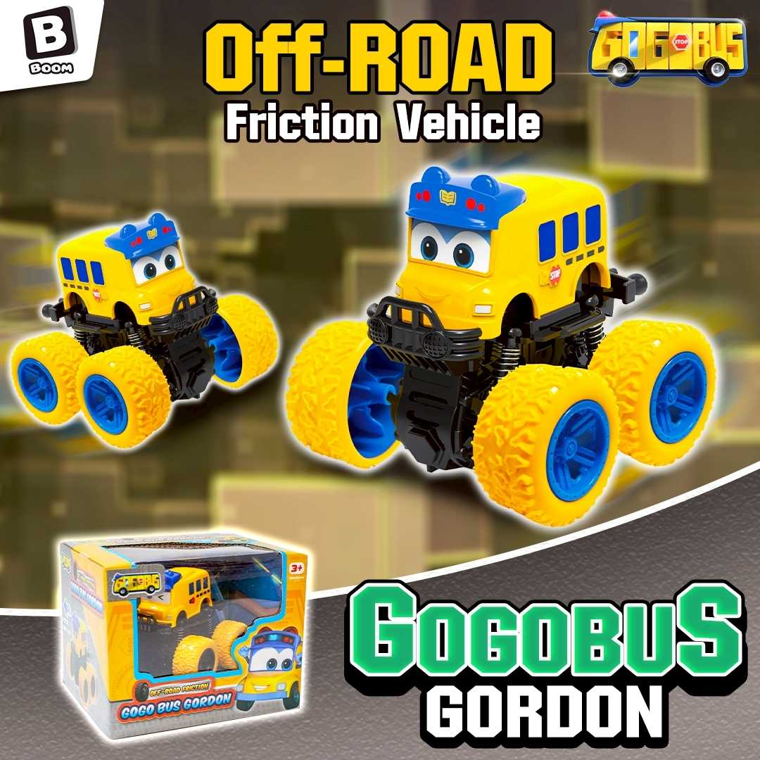 GOGOBUS Off-road Friction Vehicle  ล้อใหญ่ วิ่งเองได้ ไม่ต้องง้อถ่าน