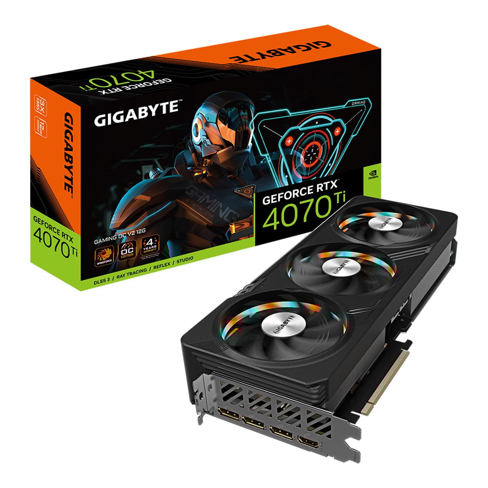 GIGABYTE GEFORCE RTX 4070 TI GAMING OC V2 12G - 12GB GDDR6X (GV-N407TGAMING OCV2-12GD)