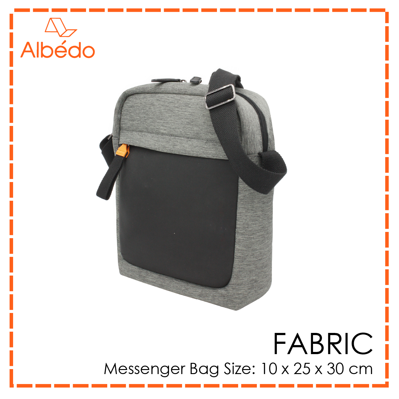 FABRIC MESSENGER BAG-FB60295