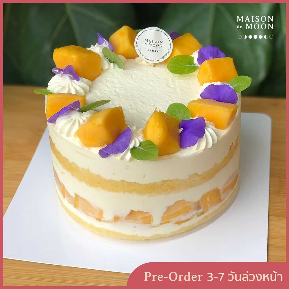 Mango Short Cake | ชอร์ตเค้กมะม่วง (Size 0.5, 1, 2 lbs)