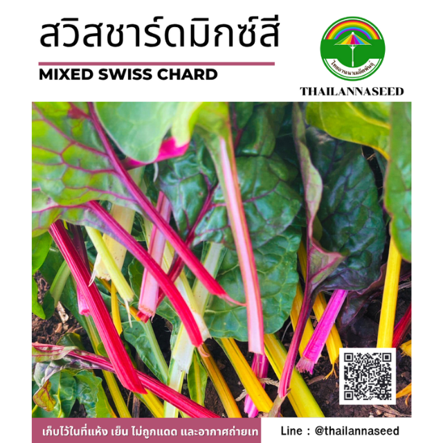 สวิสชาร์ตมิกซ์สี ( ขนาด 0.5 กรัม ) รหัสสินค้า 4004