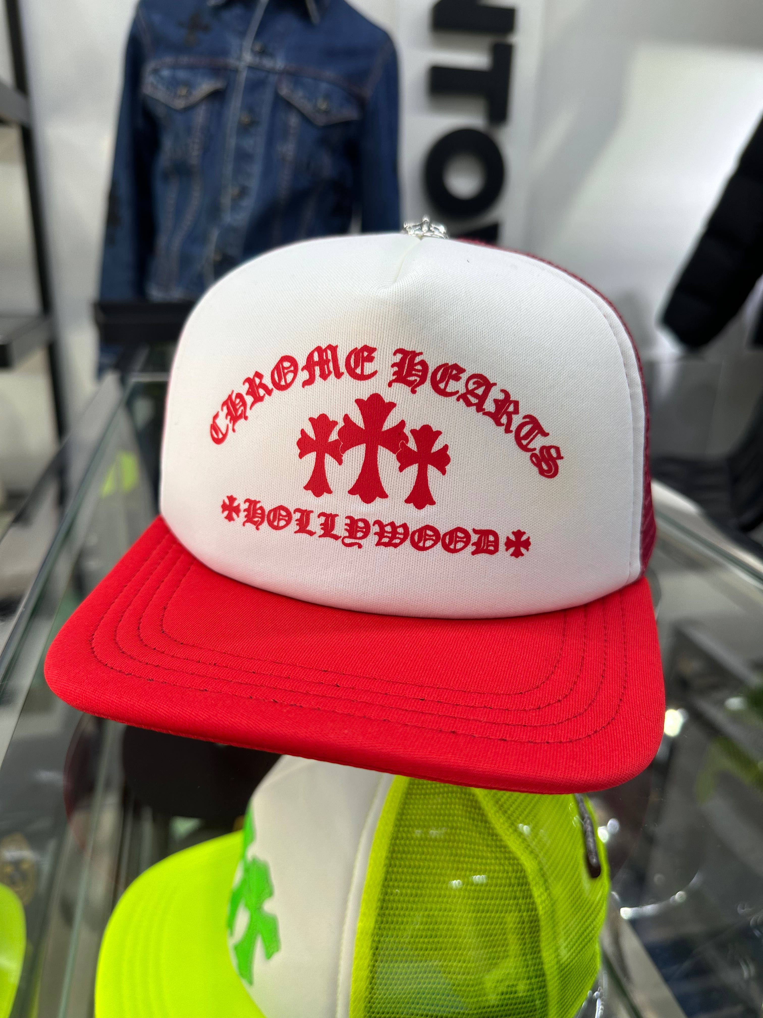 Chrome Hearts King Taco Red Trucker Hat