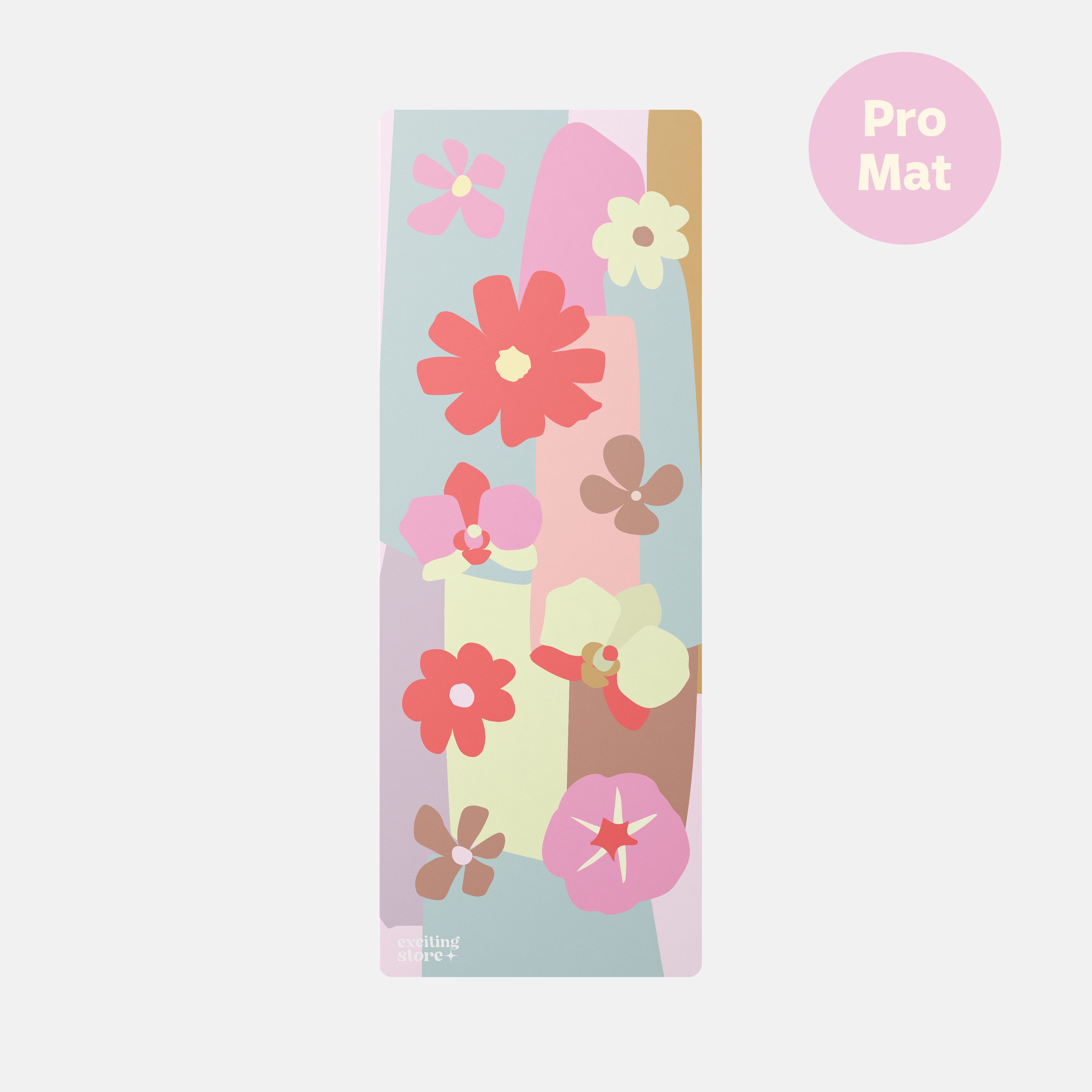 (จัดส่งภายใน 24 ก.ค. ค่ะ) London Flowers Pro Mat | เสื่อโยคะ เสื่อออกกำลังกาย