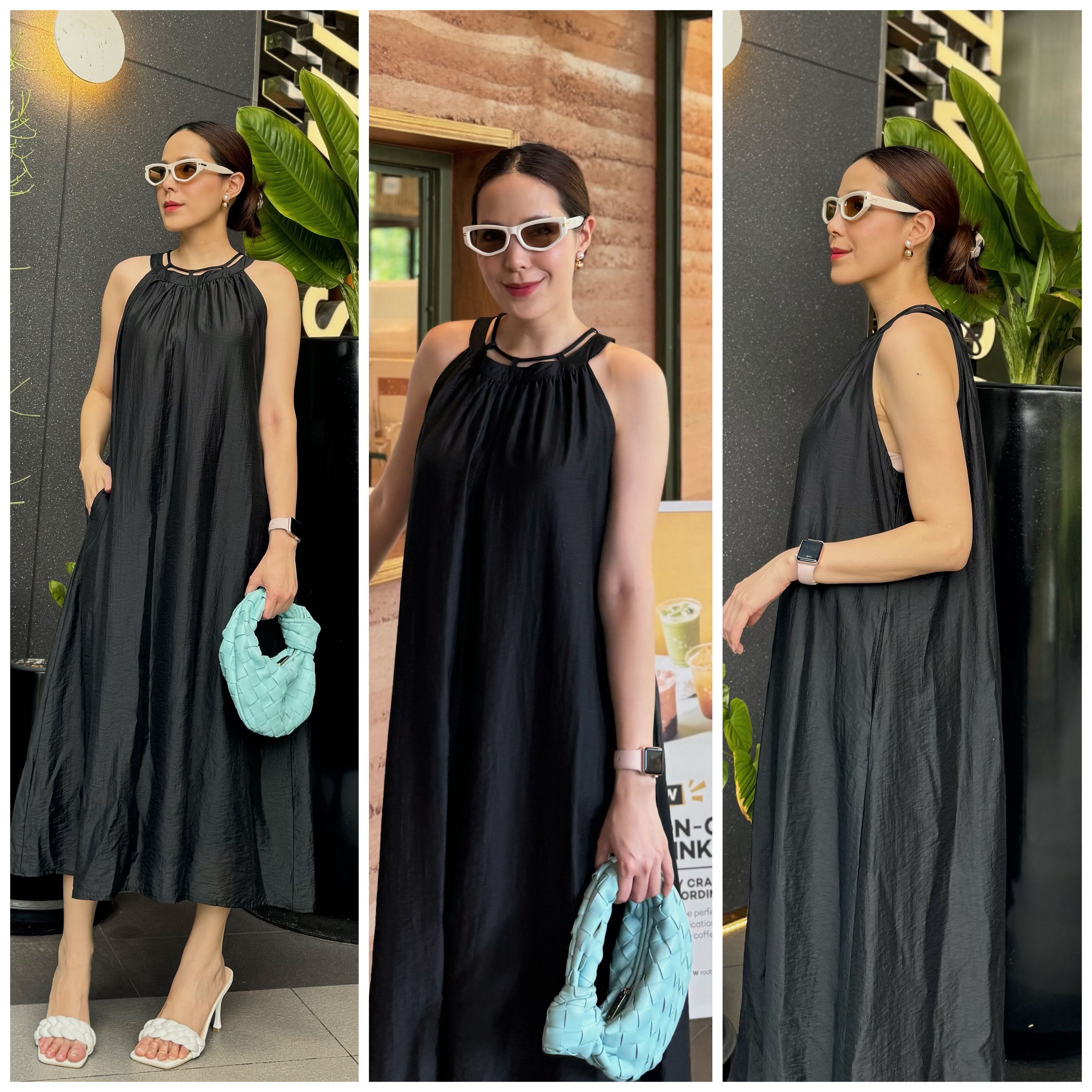 🤍 Pop in black Dress 