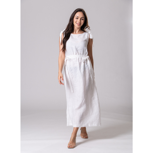 Paros Dress (White, Free Size)