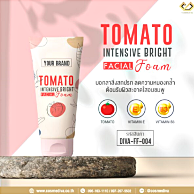 DIVA-FF-004 TOMATO INTENSIVE BRIGHT FACIAL FOAM