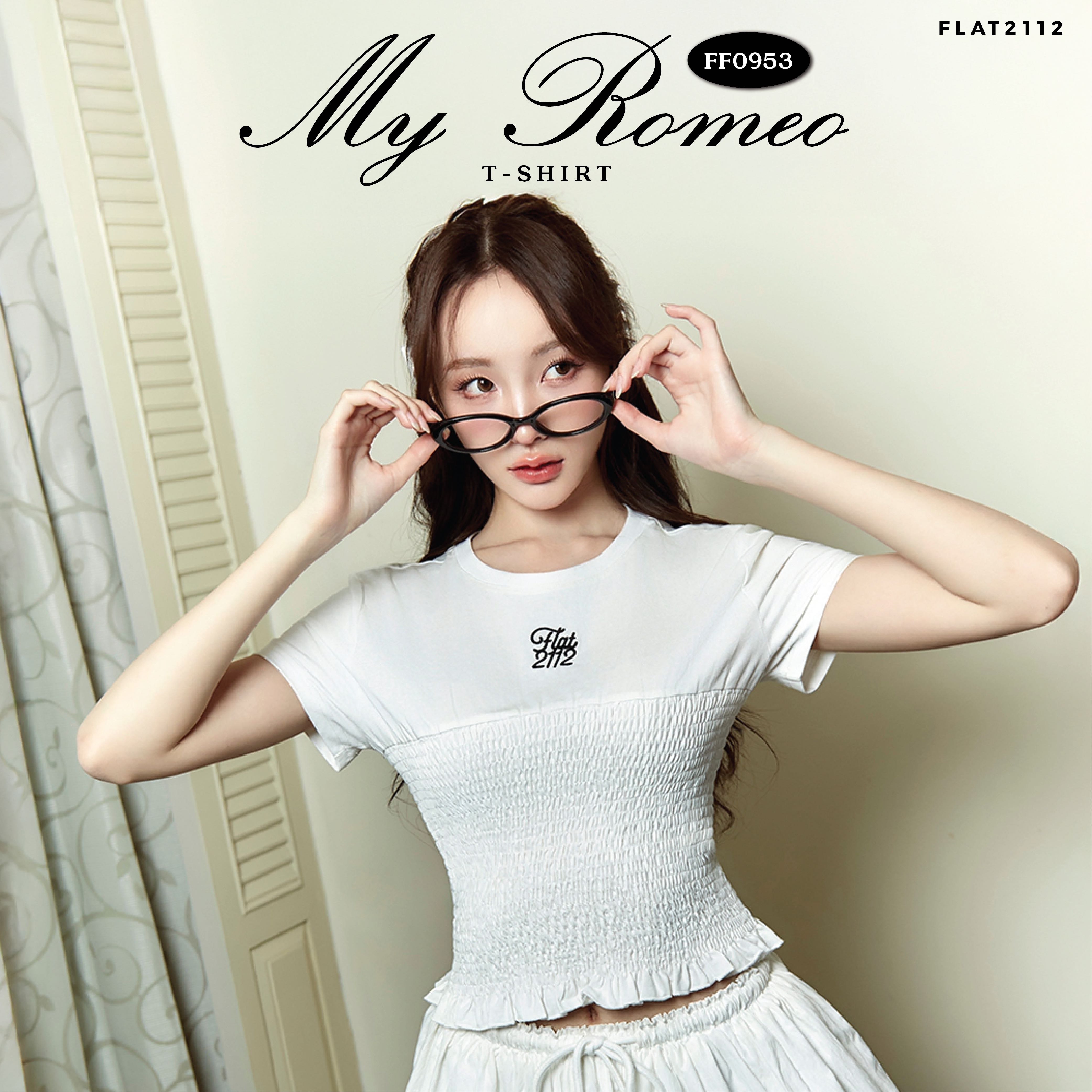 FLAT2112 FF0953 : MY ROMEO T-SHIRT  เสื้อยืด เสื้อสม็อค เสื้อแขนสั้น