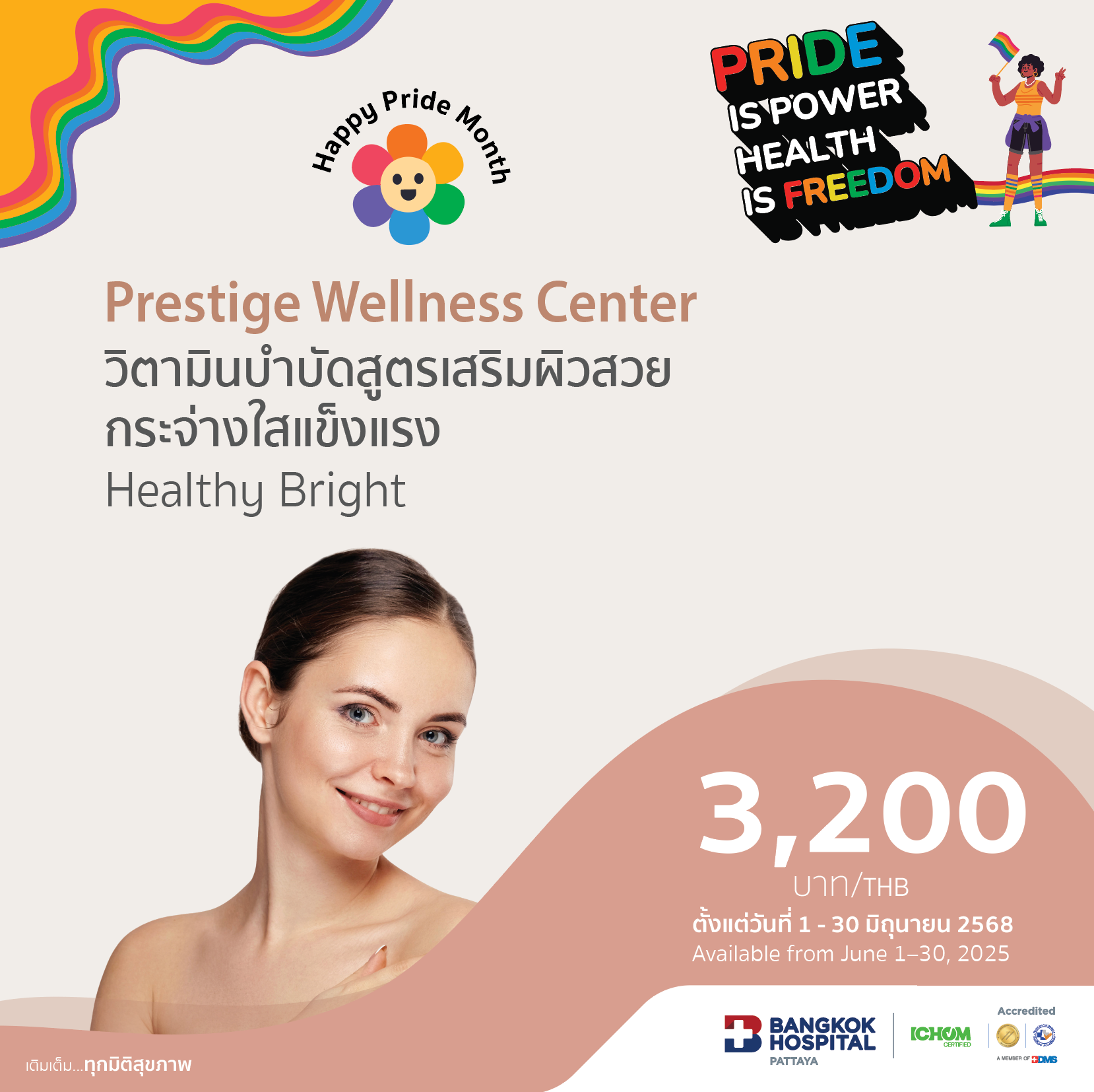 วิตามินบำบัดสูตรเสริมผิวสวย กระจ่างใสแข็งแรง
