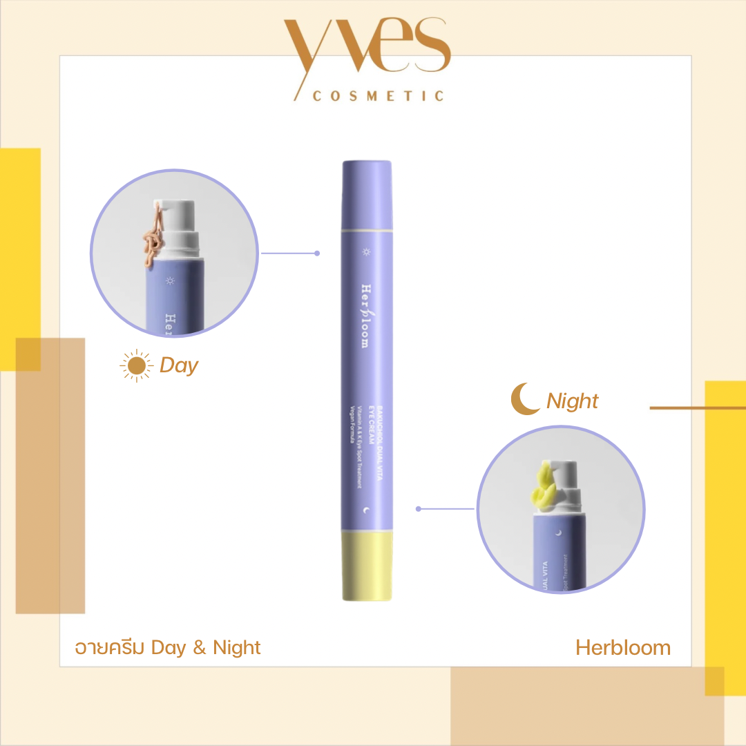 HERBLOOM Bakuchiol Dual Vita Eye Cream 16ml