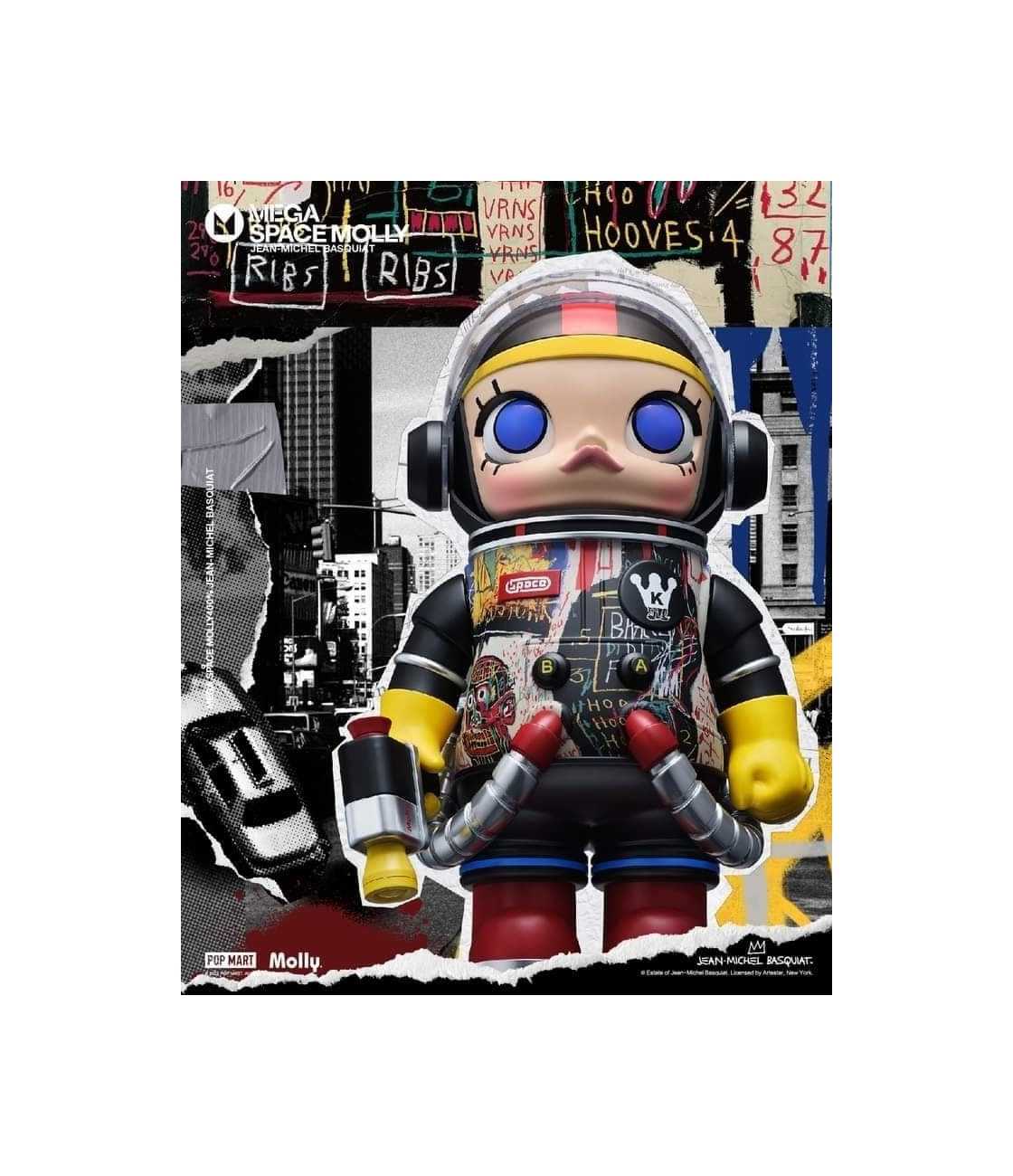 MEGA SPACE MOLLY 400% JEAN-MICHEL BASQUIAT (TC)