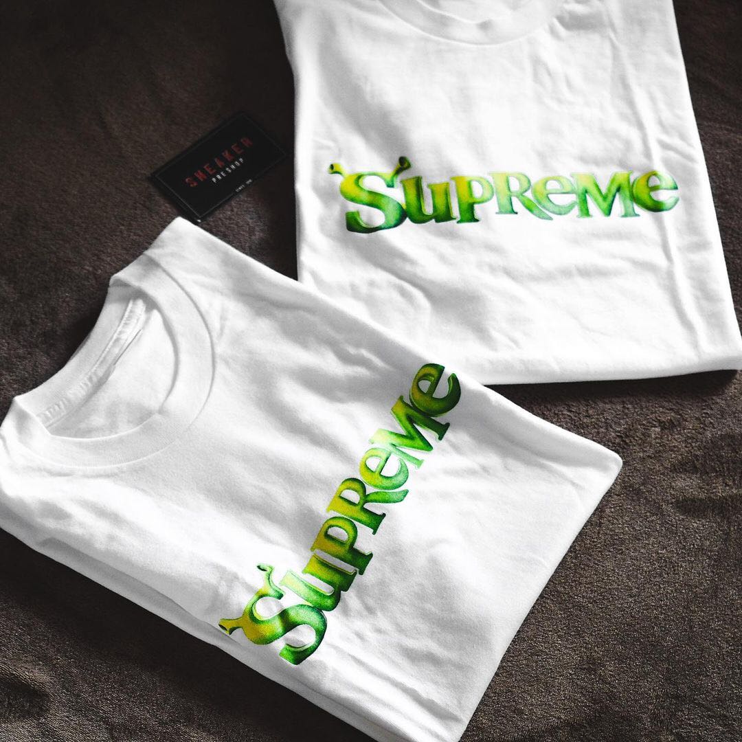 Supreme “Shrek” White Tee