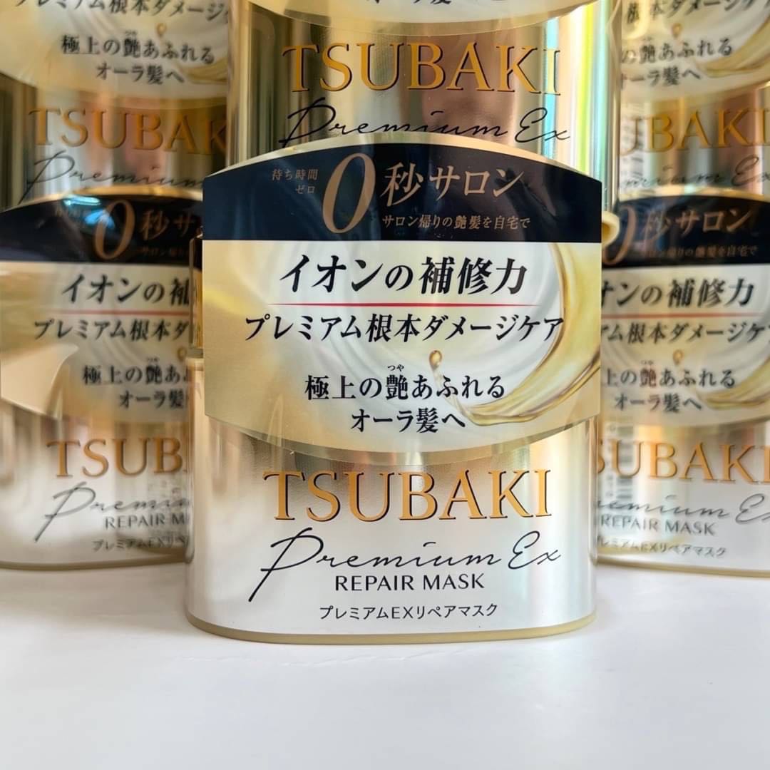  Tsubaki premium repair mask ขนาด 180 กรัม ทรีทเม้นต์บำรุงผม ตัวฮิตติดอันดับ. ของแท้จากญี่ปุ่น