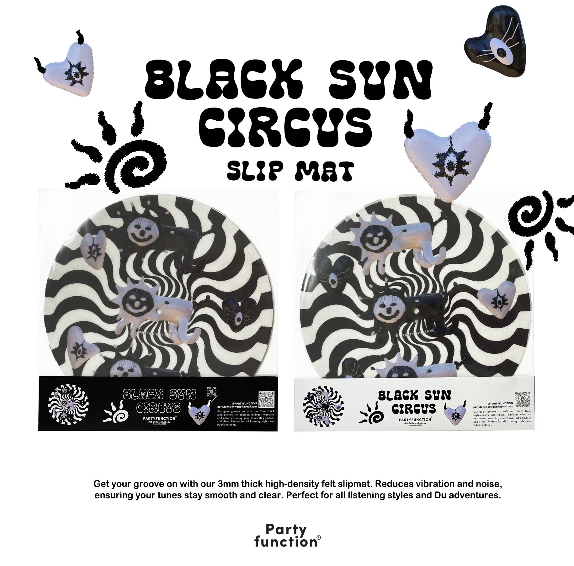 Black Sun Circus Slipmat