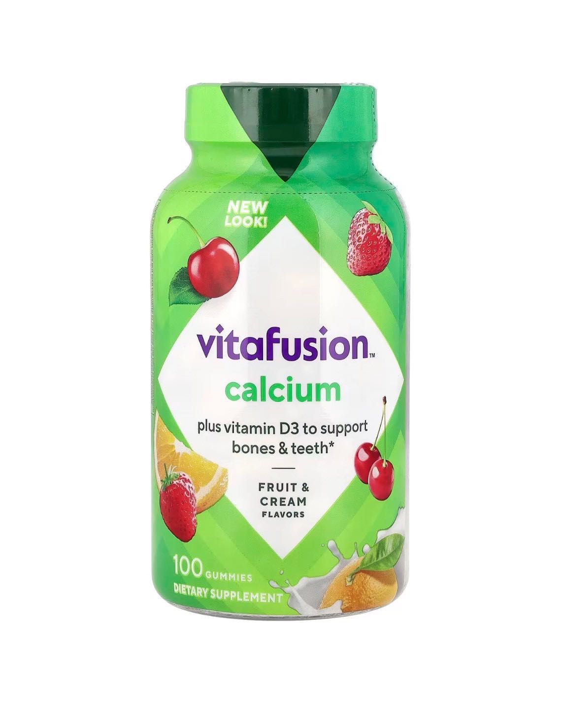 วิตามินบำรุงกระดูก Gummies Calcium + Vitamin D3 แบรนด์ Vitafusion จากUSA