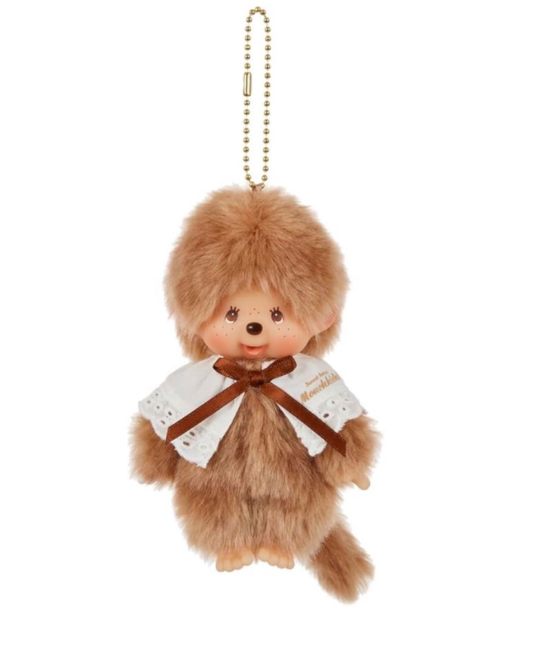  Sekiguchi Sweet Brown Series Monchhichi Keychain 