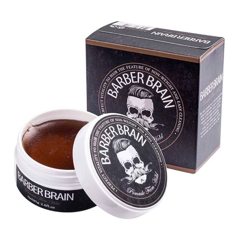 [สินค้าตัวอย่าง ห้ามซื้อ] BARBER BRAIN ผลิตภัณฑ์จัดแต่งทรงผม โพเมด สูตรแข็ง BB-507