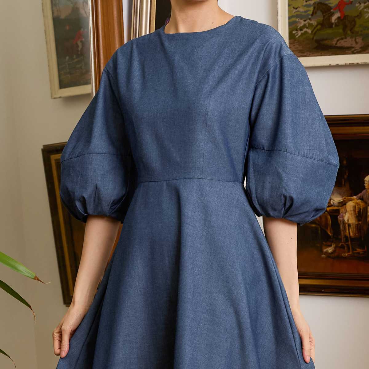 MIKI DRESS BLUE