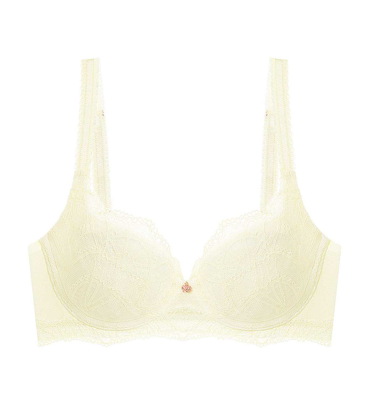 Triumph 10223189 New Florale Graceful WHU-R 00GT เสื้อชั้นในมีโครงดันทรง สีขาว