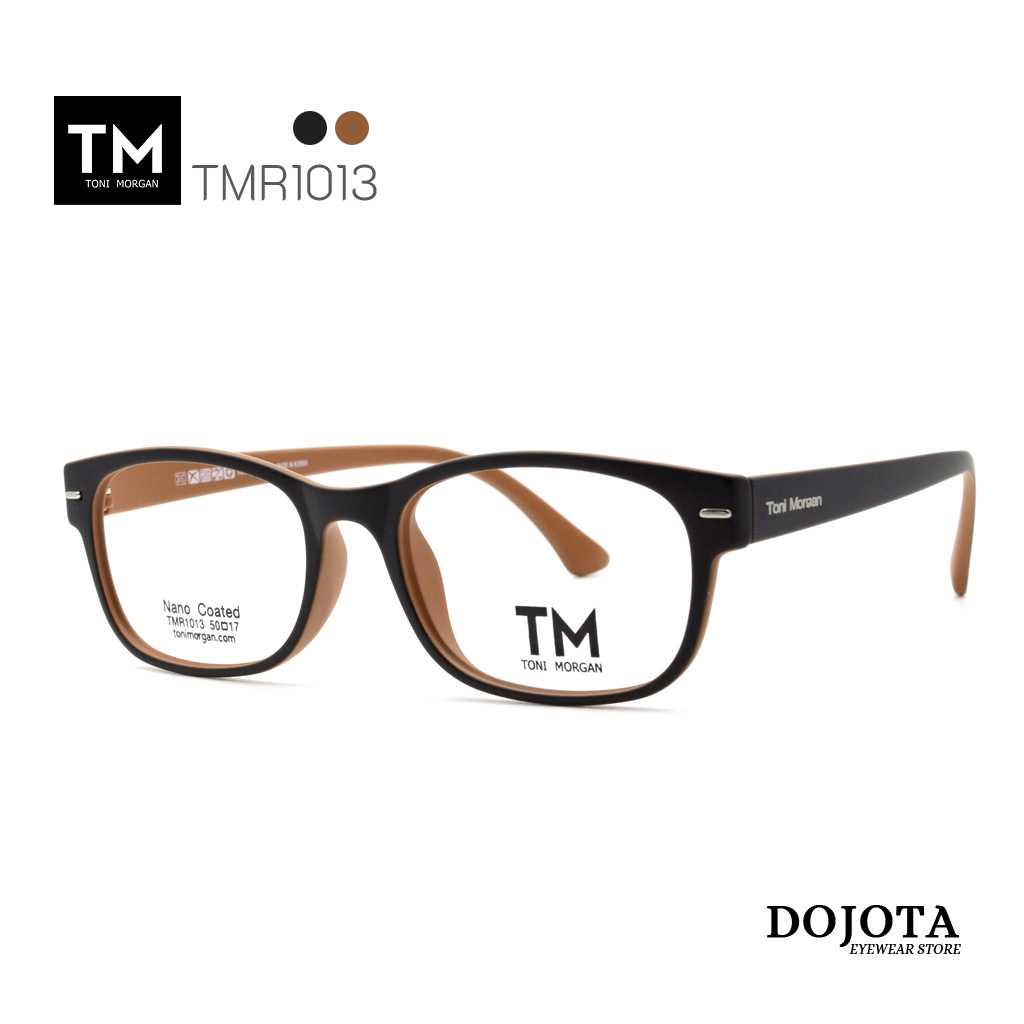 กรอบแว่นทรงเหลี่ยม Toni Morgan รุ่น TMR1013 สีน้ำตาล น้ำหนักเบา ยืดหยุ่นได้ดี