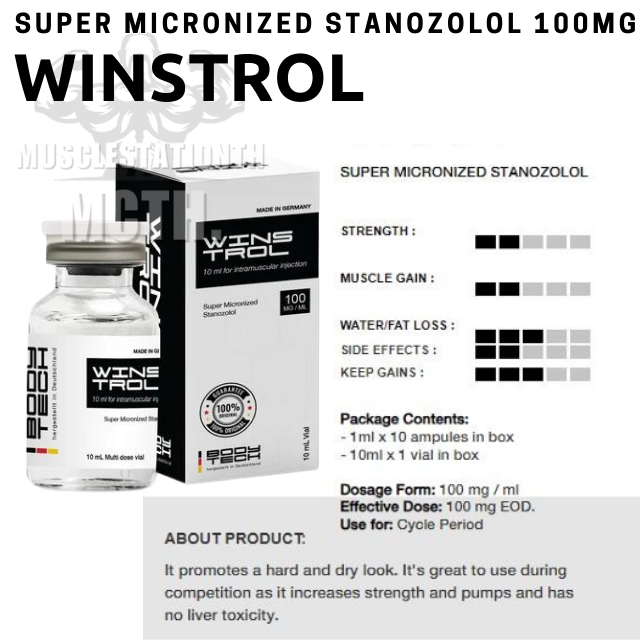 Stano (Winstrol) Bodytech (100mg×10ml)