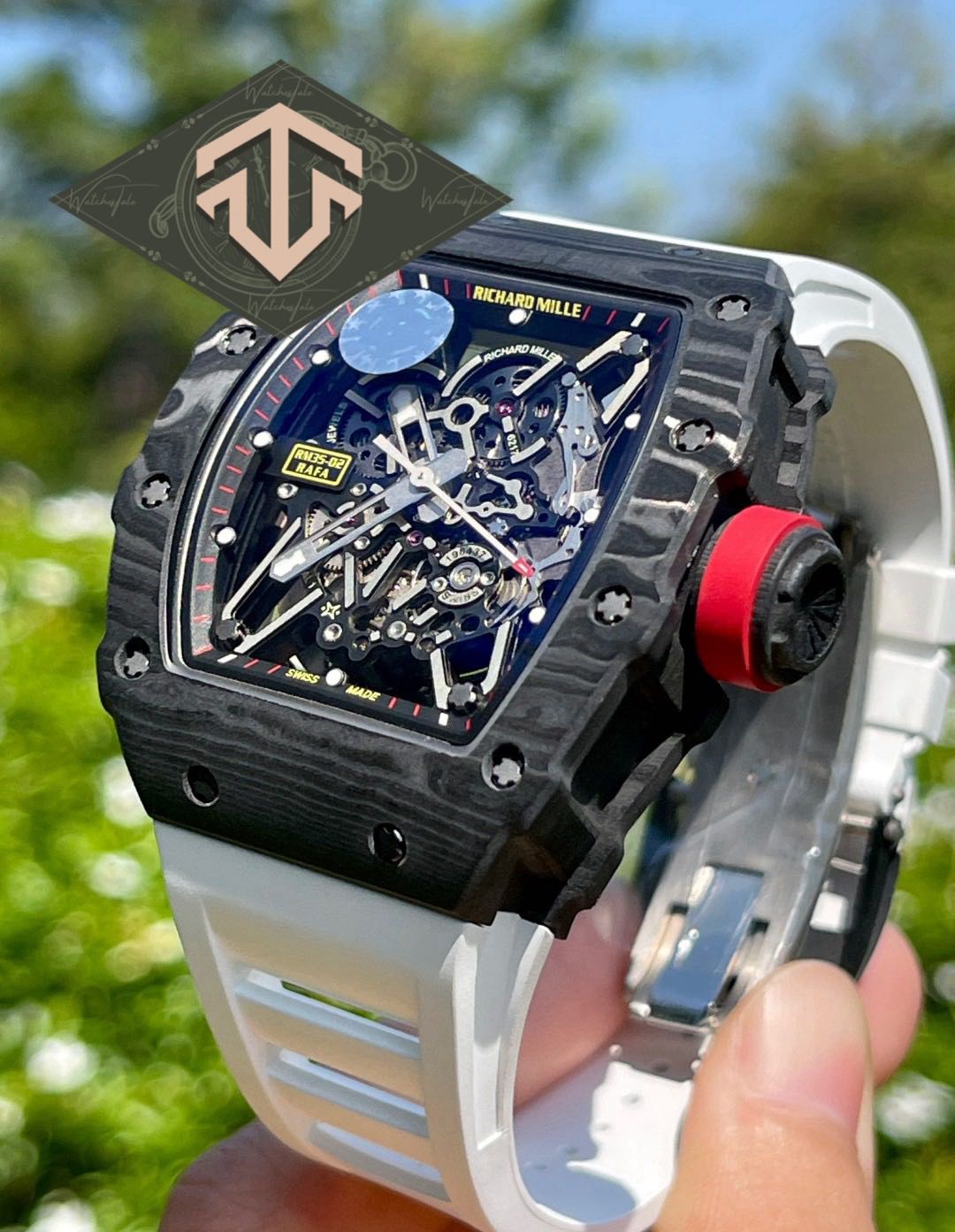 Richard Mile RM35-02 Rafael Nadal White Quartz ZF V5
