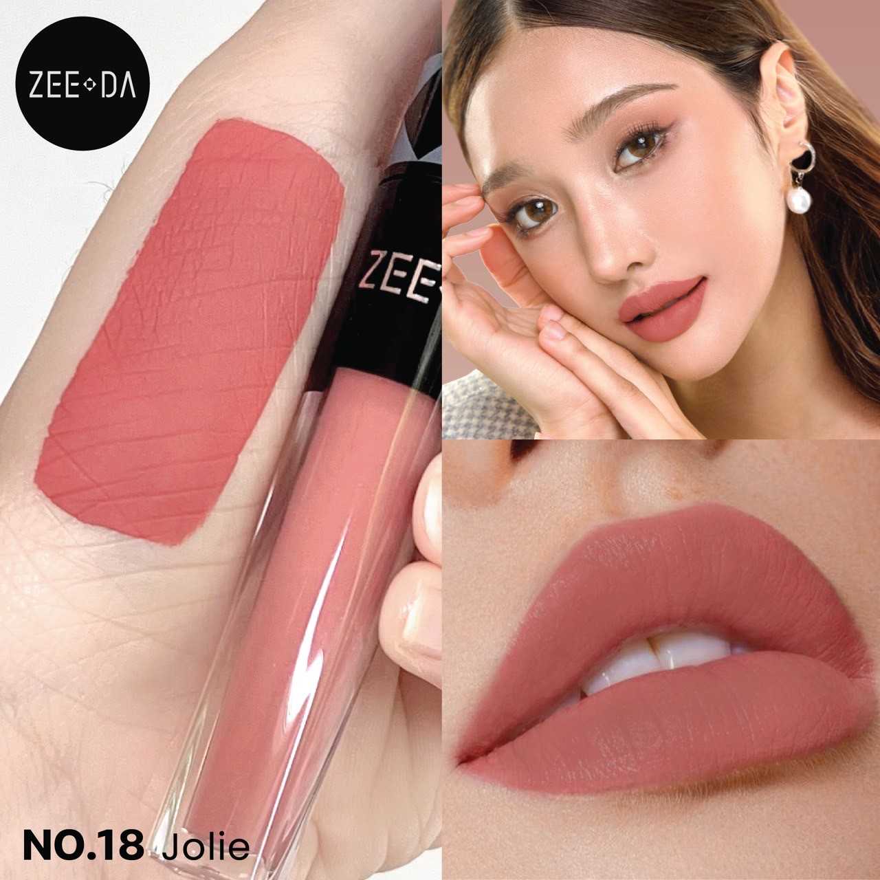 Zeeda #18 สีชมพูอมน้ำตาลตุ่น (Jolie)