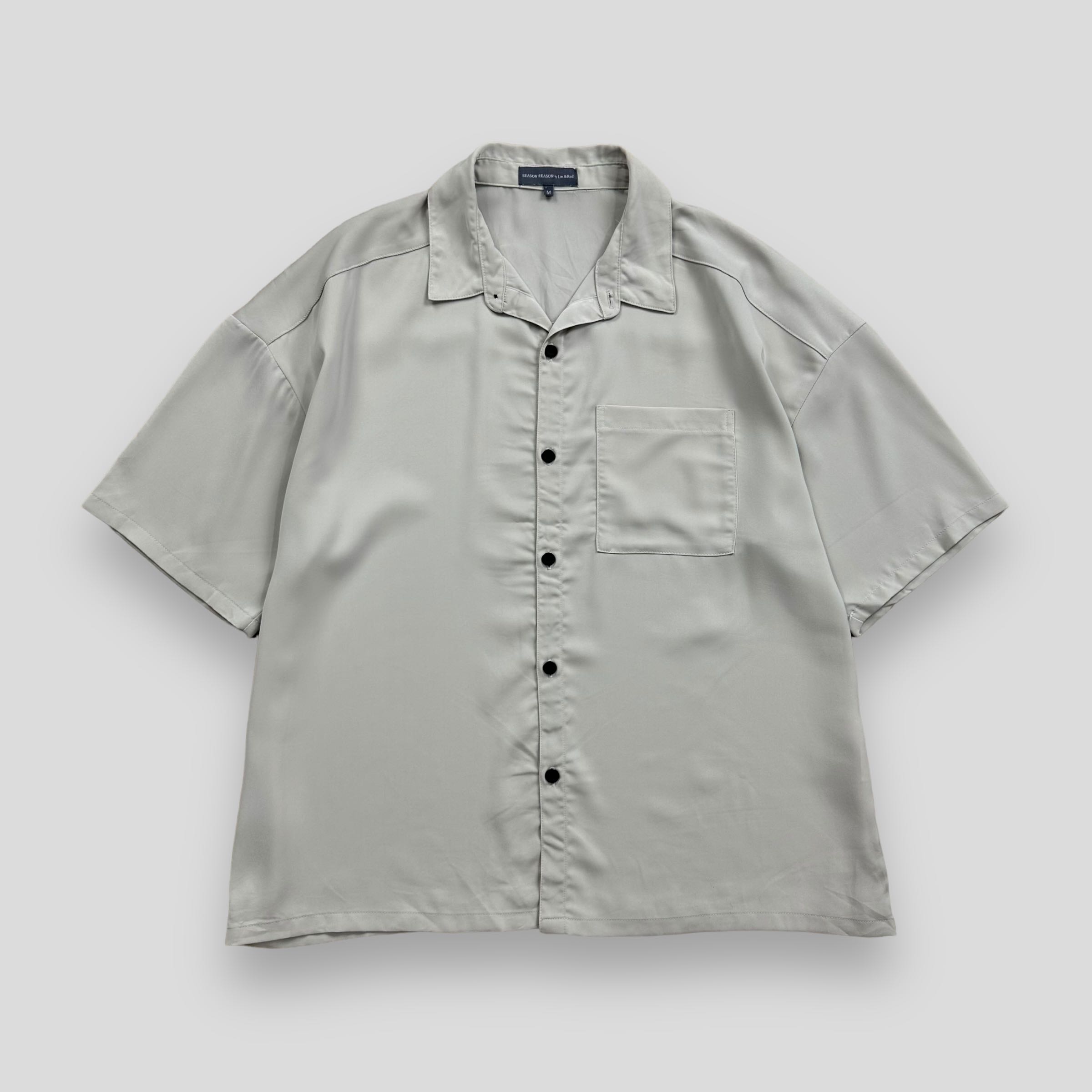 SEASON REASON OVERSIZED SHORT SLEEVE POCKET SHIRT 