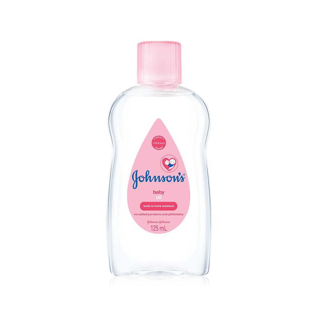Johnson baby oil 125 ml จอห์นสัน เบบี้ ออยล์