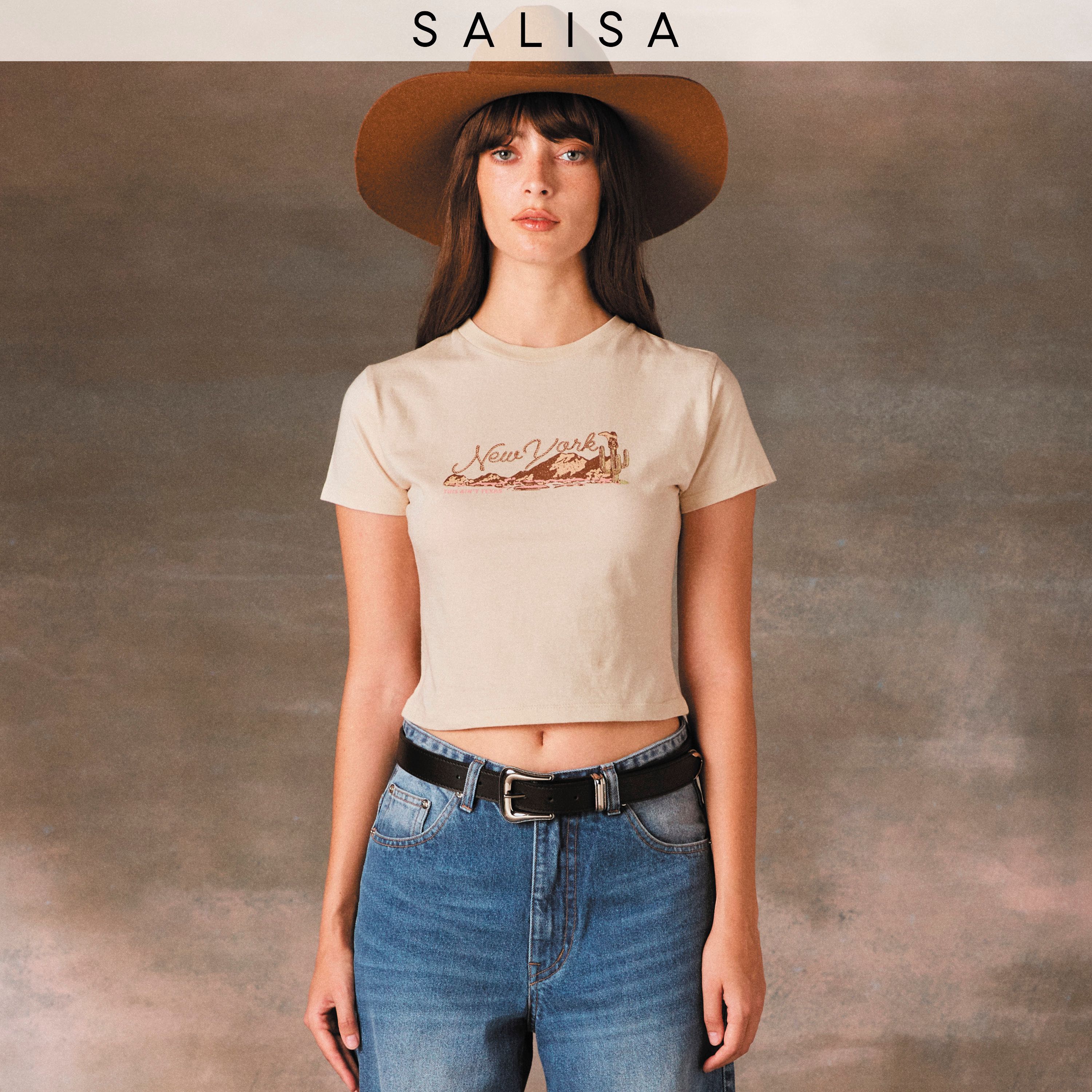 BABY TEE PF24 Out West Buttercream เสื้อยืด