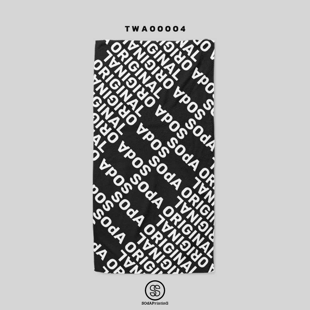 ผ้าเช็ดตัว SOdAoriginal I รหัส TWA00004 #SOdAtowel #SOdAhome #SOdAoriginal