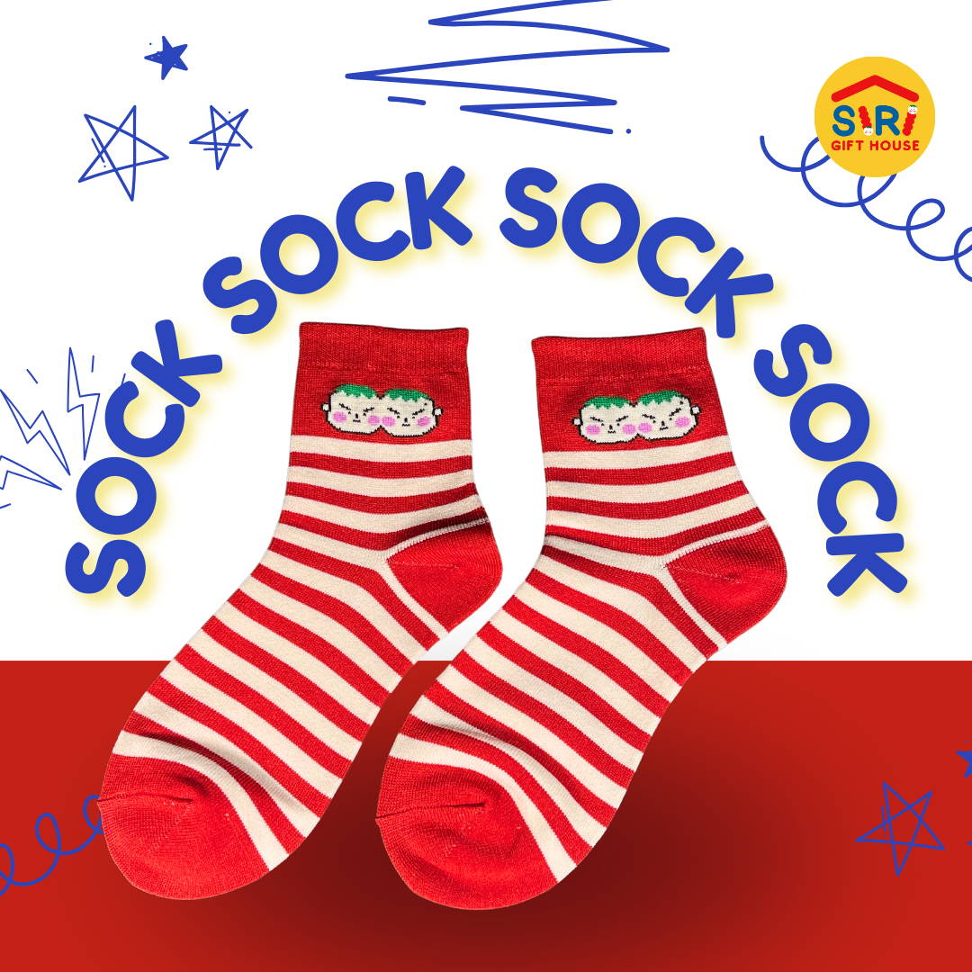 Tomato Twins Socks B (strip)