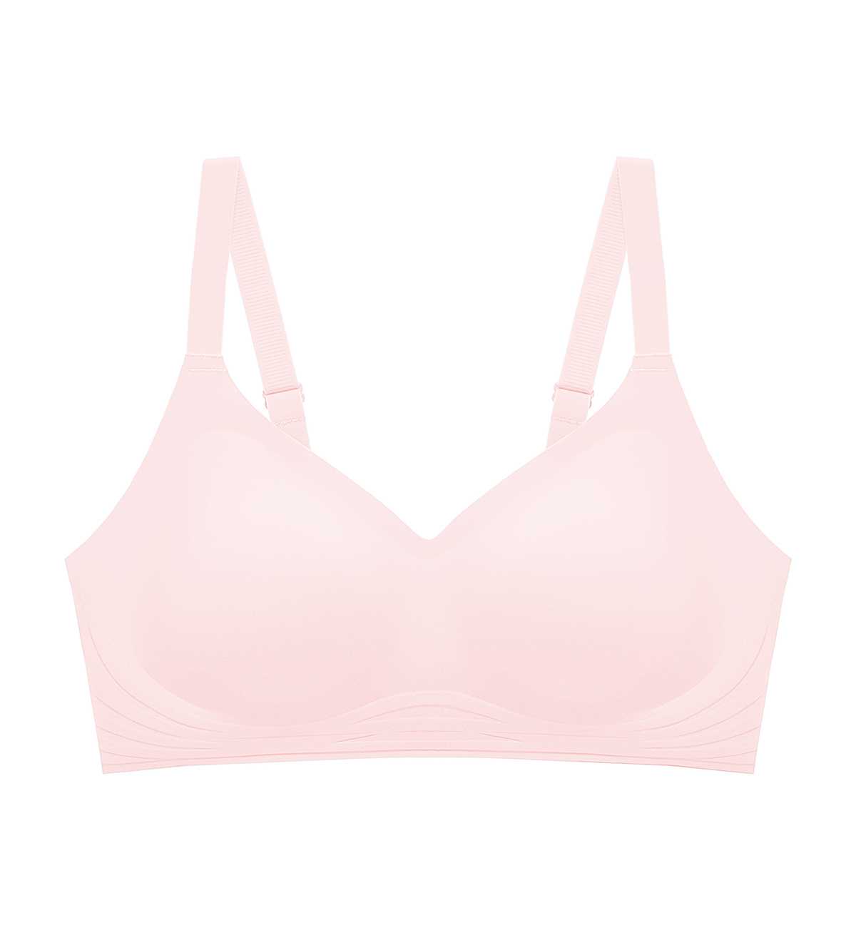 Triumph 10221340 Zone Easy P 01 00CQ เสื้อชั้นในไม่มีโครง รูปแบบ smart size สีชมพู