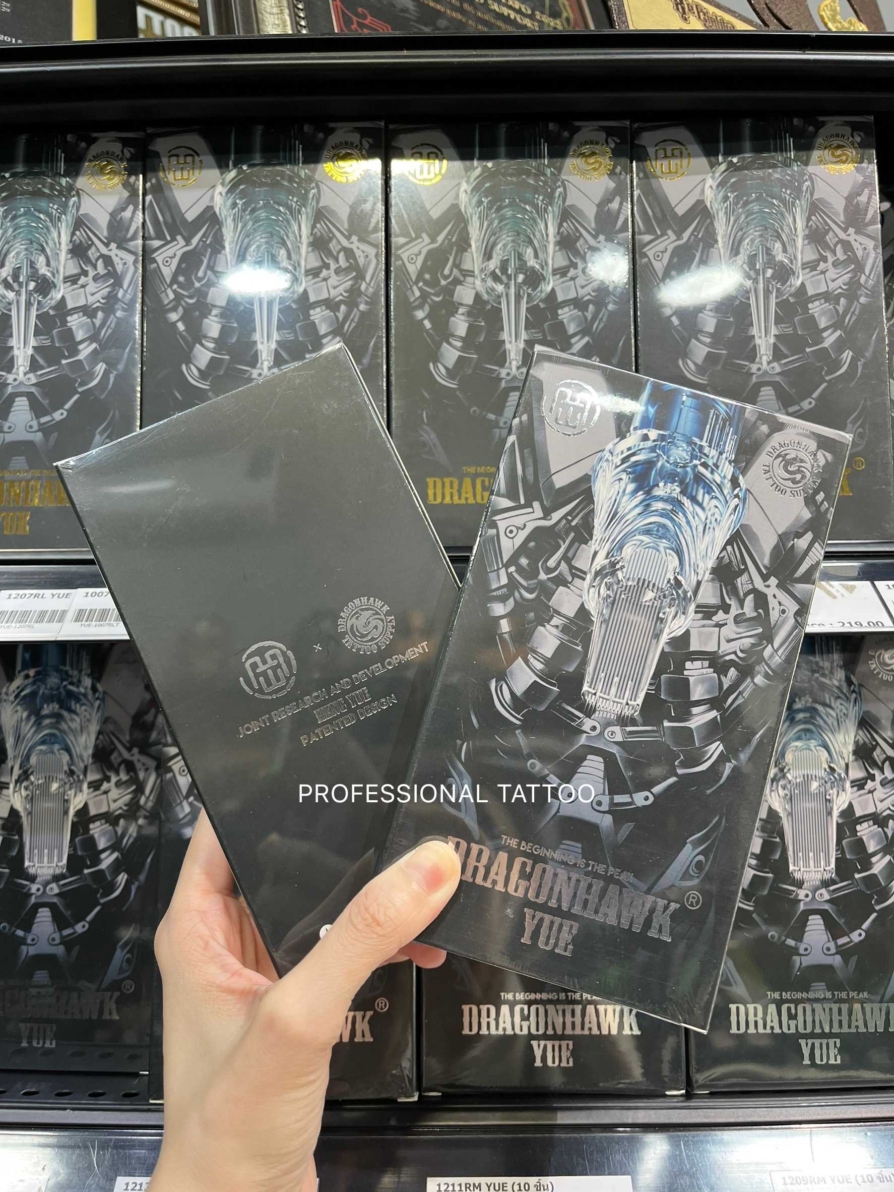 Dragonhawk Yue Cartridges Needles 10 เล่ม RM (แพโค้ง ลงสี)