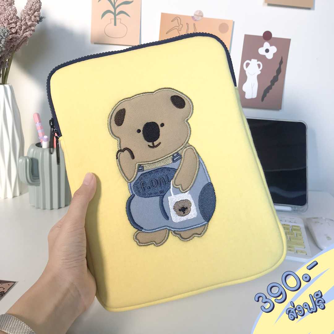 Koala Bear Cute Bag 11 inch 🎒  กระเป๋าหมีใส่ไอแพด Ipad Pouch Bag ขนาด 11 นิ้ว . ♥