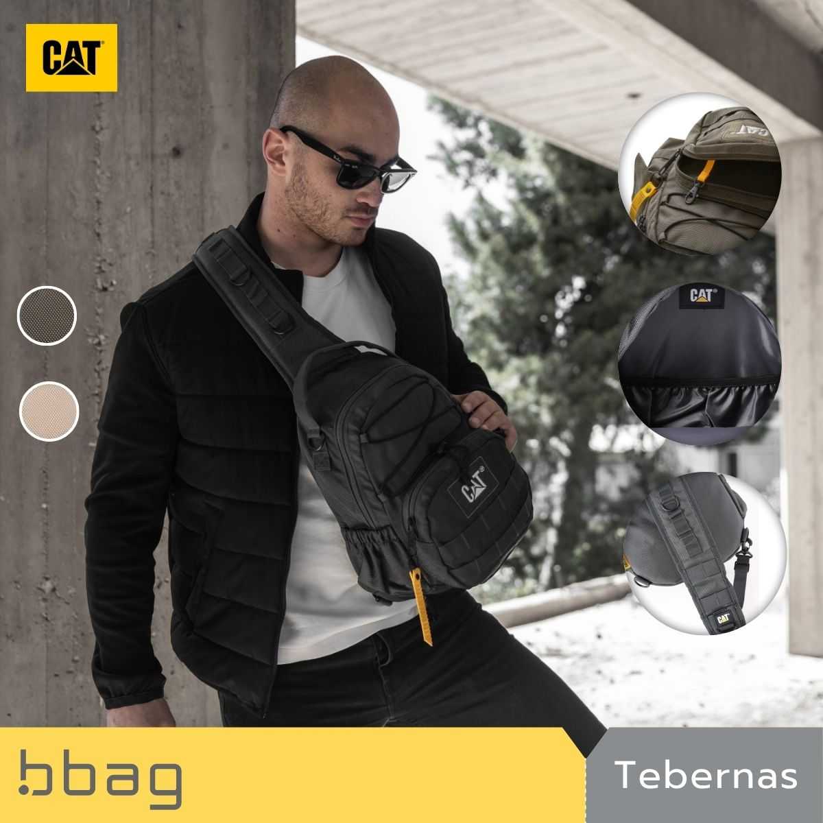 Caterpillar กระเป๋าสะพายขวาง Sling Bag 9 ลิตร รุ่น Tabernas 84174 กันน้ำ ปรับสะพายได้ 2 ข้าง