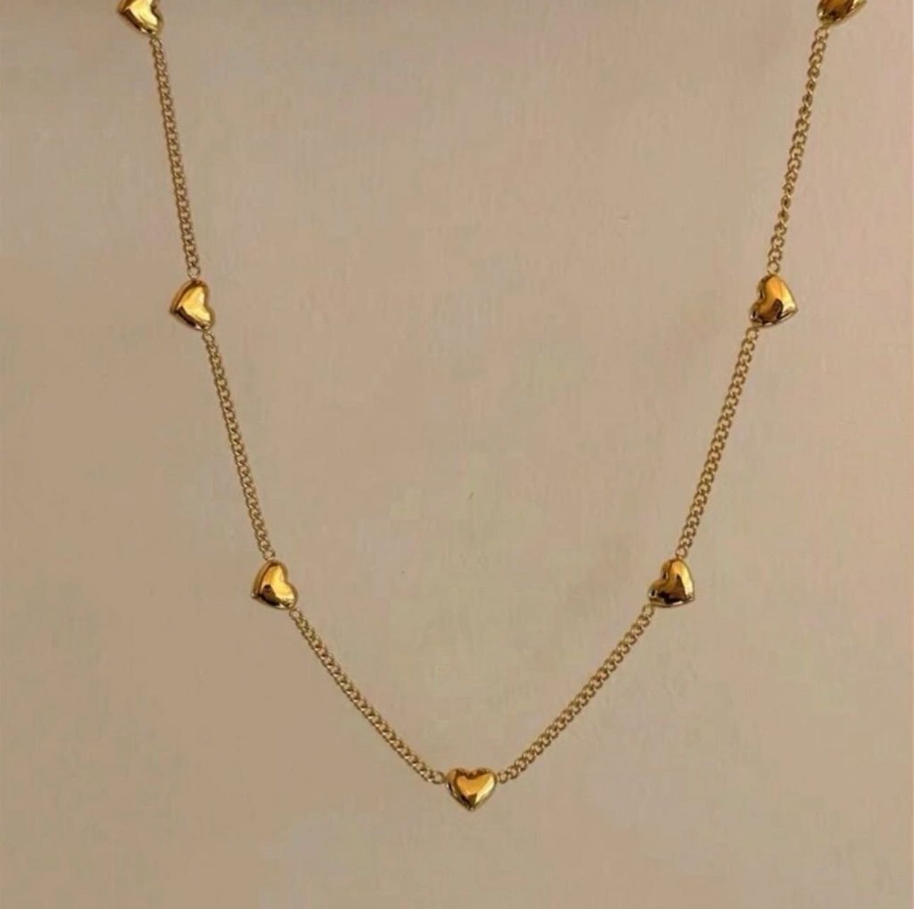 EVA mini heart stainless steel necklace 