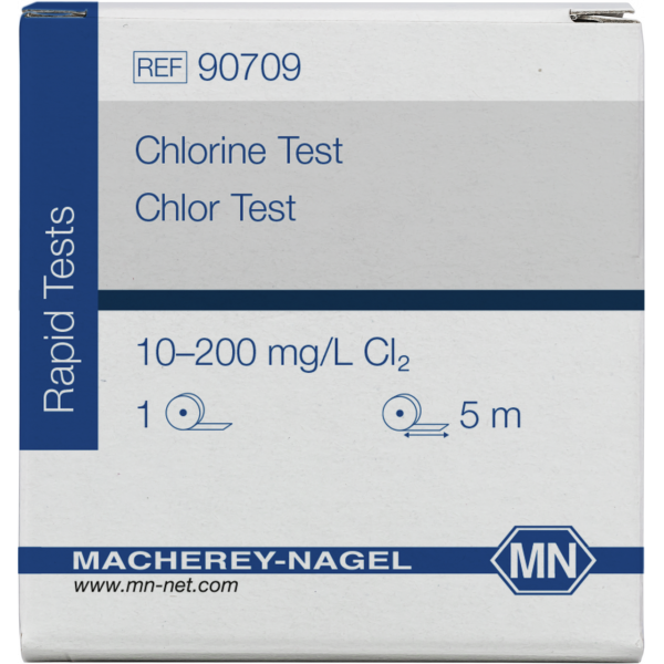 Chlorine Test 90709 กระดาษวัดปริมาณคลอรีน 10-200MG/CL