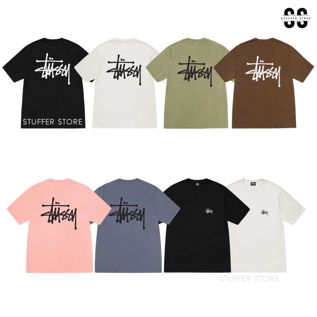 STUSSY BASIC STÜSSY TEE PIGMENT DYED